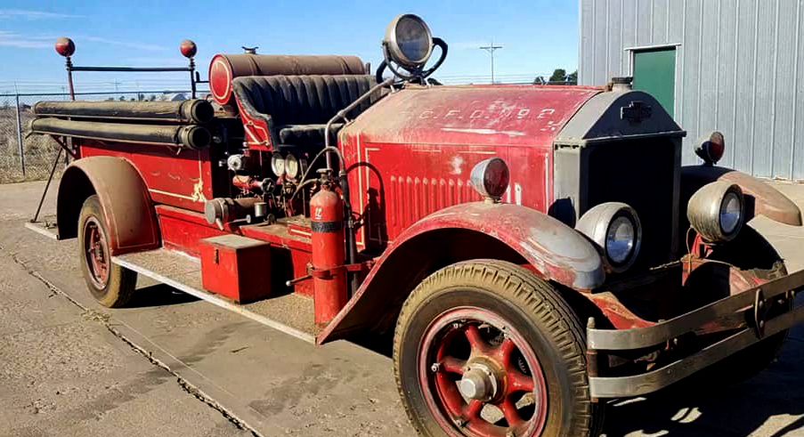 Old fire vehicle 