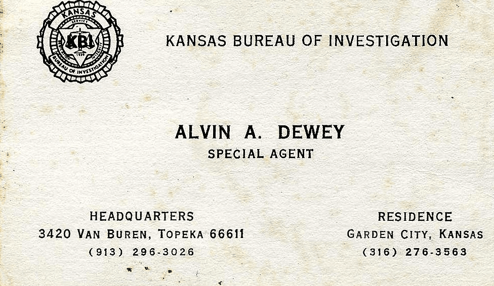 Dewey's KBI Business Card