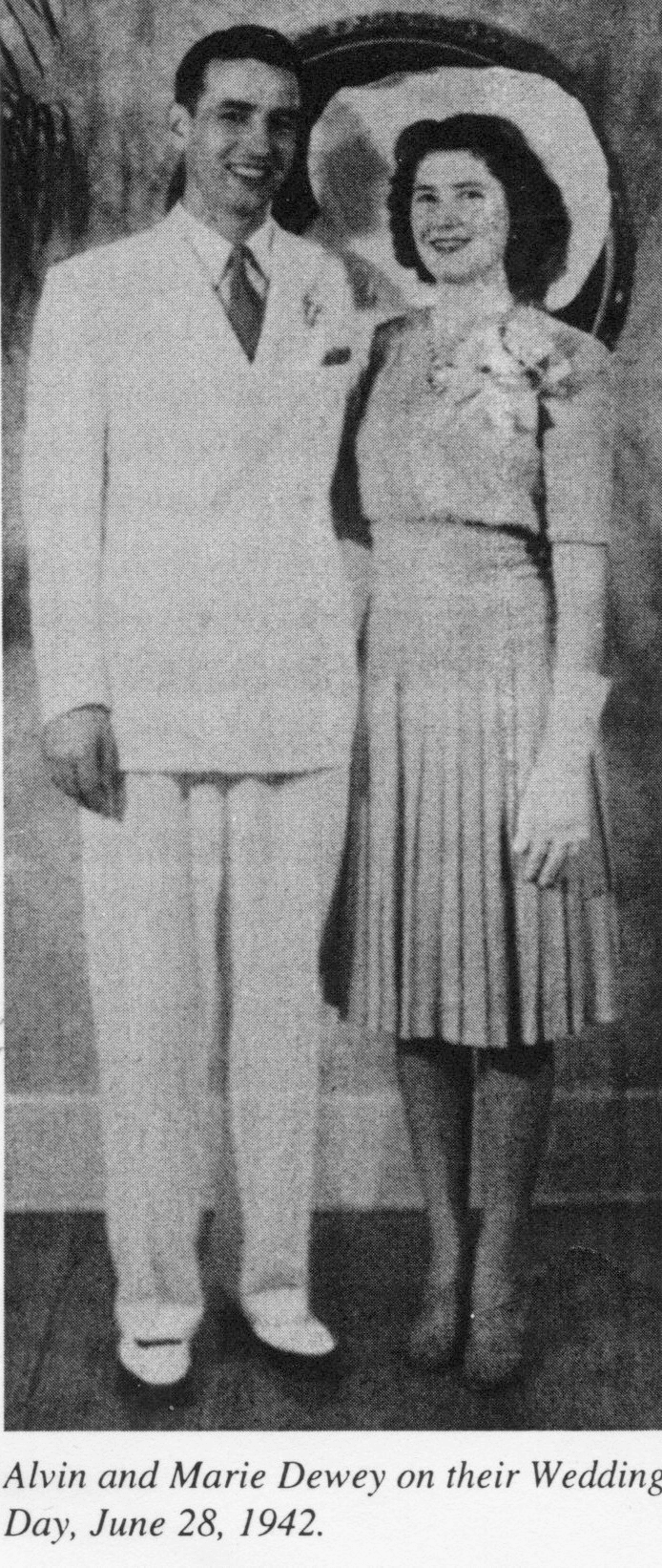 Dewey and Maries Wedding Day